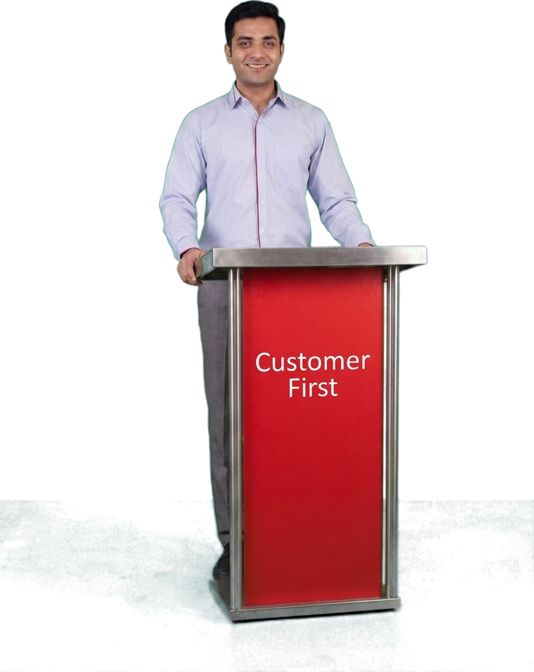 Arjun at the Honda service desk
